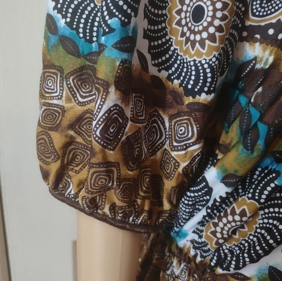 New Directions Woman's Size small beaded long sleeve blouse shirt top - Picture 7 of 9